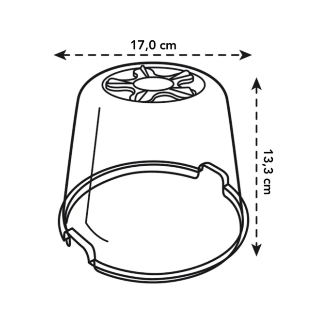 Elho Growhouse Dome Clear - Large (30cm) - Image 4