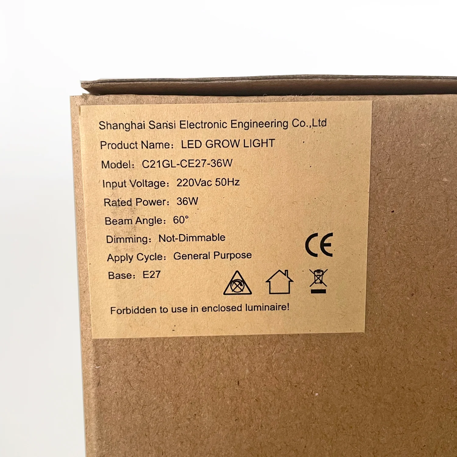 Sansi LED Grow Light - 36 watt - Image 4